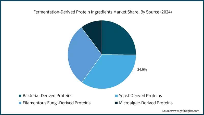 Fermentation-Derived Protein Ingredients Market Share, By Source (2024)
