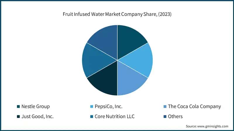 Fruit Infused Water Market Company Share, (2023)