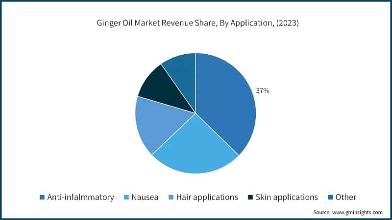 Ginger Oil Market Revenue Share, By Application, (2023)