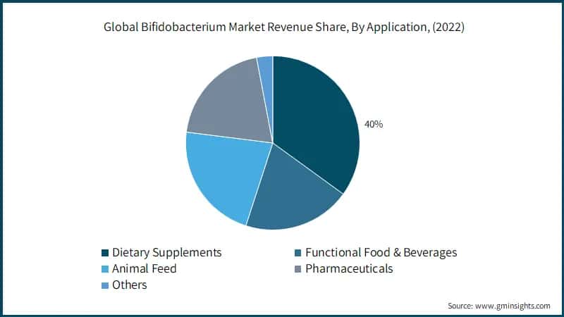 Global Bifidobacterium Market Revenue Share, By Application, (2022)
