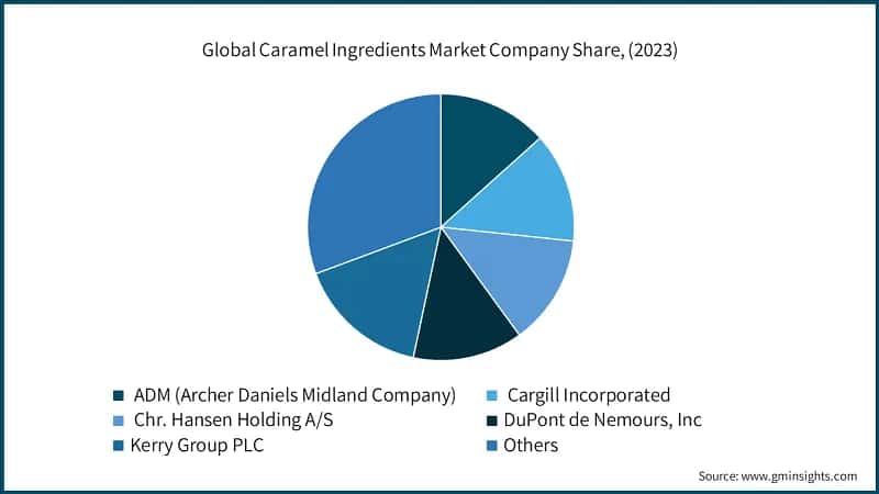 Global Caramel Ingredients Market Company Share, (2023)