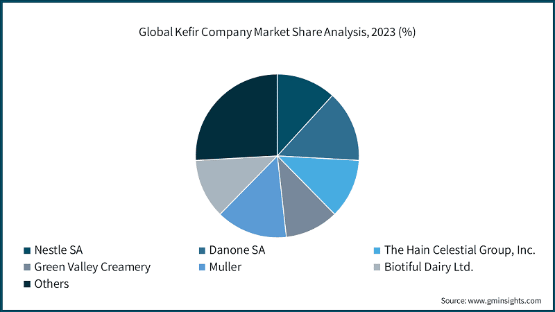 Global Kefir Company Market Share Analysis, 2023 (%)