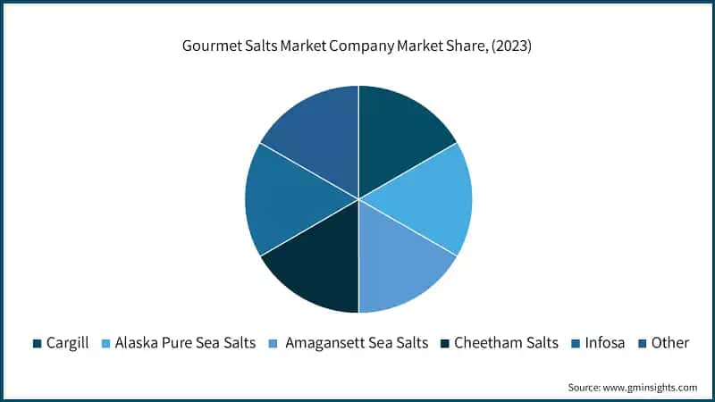 Gourmet Salts Market Company Market Share, (2023)
