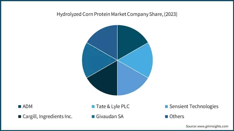Hydrolyzed Corn Protein Market Company Share, (2023)