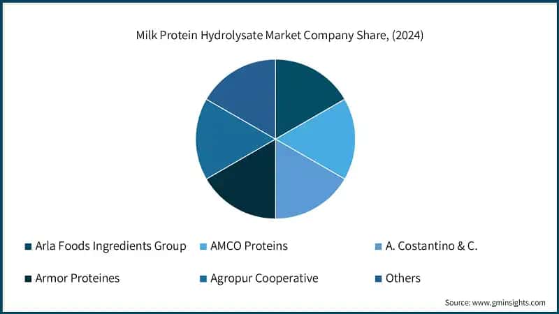 Milk Protein Hydrolysate Market Company Share, (2024)
