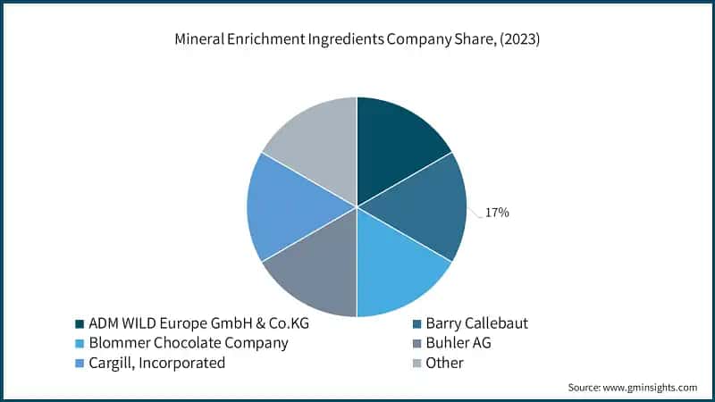 Mineral Enrichment Ingredients Company Share, (2023)