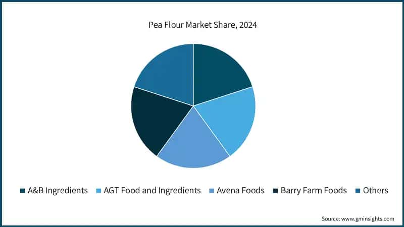 Pea Flour Market Share, 2024