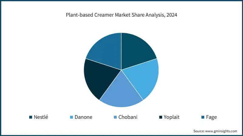Plant-based Creamer Market Share Analysis, 2024
