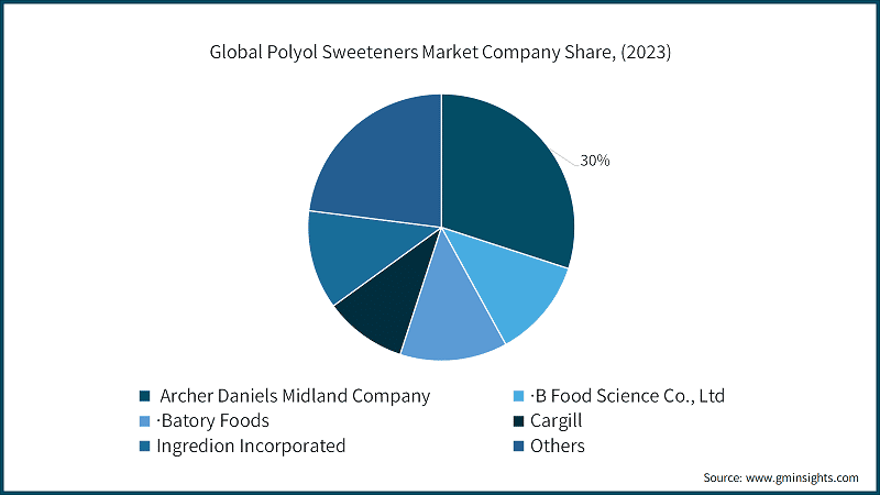 Global Polyol Sweeteners Market Company Share, (2023)