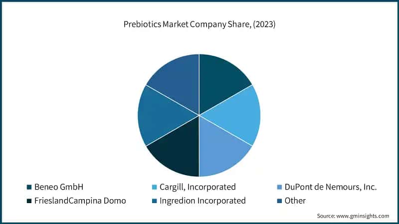 Prebiotics Market Company Share, (2023)