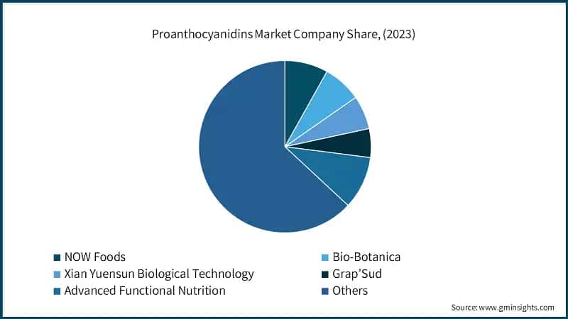 Proanthocyanidins Market Company Share, (2023)