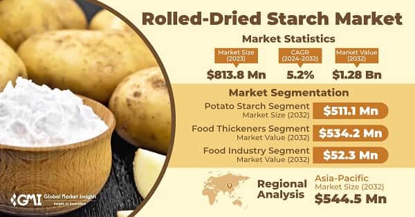 Rolled-Dried Starch Market