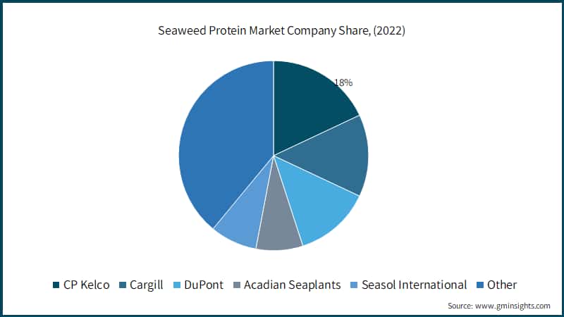 Seaweed Protein Market Company Share, (2022)