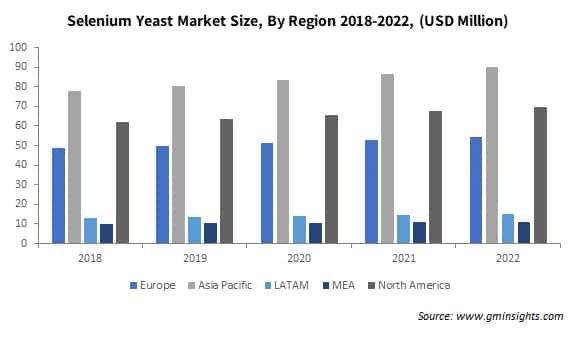 Selenium Yeast Market Size By Region
