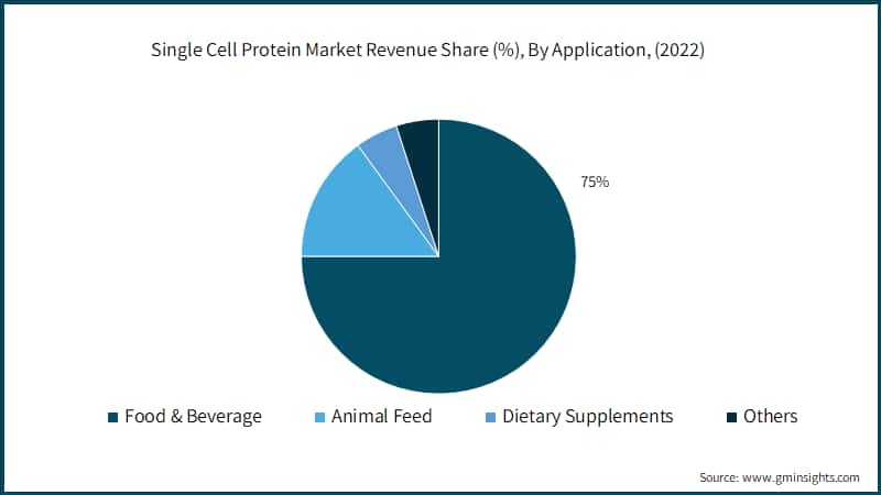 Single Cell Protein Market Revenue Share (%), By Application, (2022)