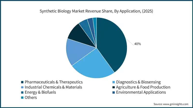 Synthetic Biology Market Revenue Share, By Application, (2025)