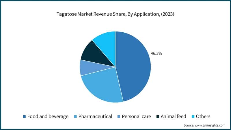 Tagatose Market Revenue Share, By Application, (2023)