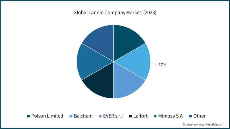 Global Tannin Company Market, (2023)