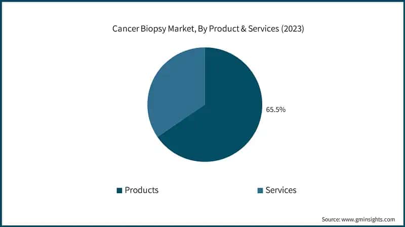 Cancer Biopsy Market, By Product & Services (2023)