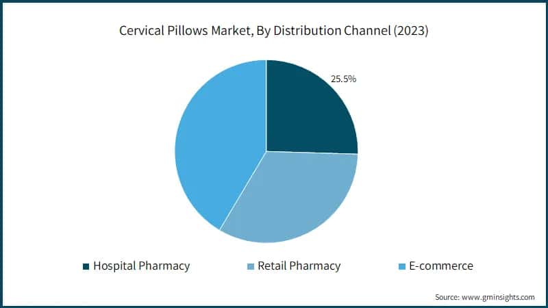 Cervical Pillows Market, By Distribution Channel (2023)