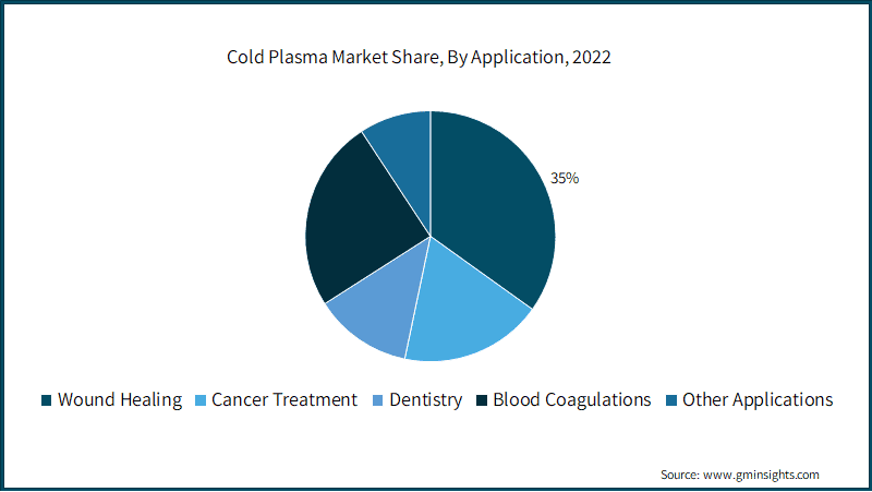  Cold Plasma Market Share, By Application, 2022