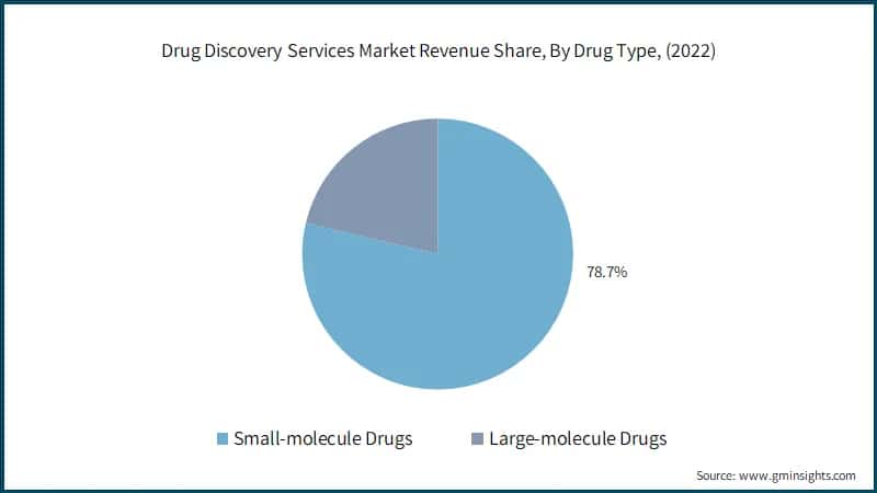 Drug Discovery Services Market Revenue Share, By Drug Type