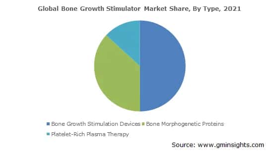 Global Bone Growth Stimulator Market Share, By Type