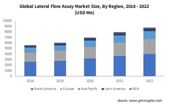 Global Lateral Flow Assay Market Size, By Region