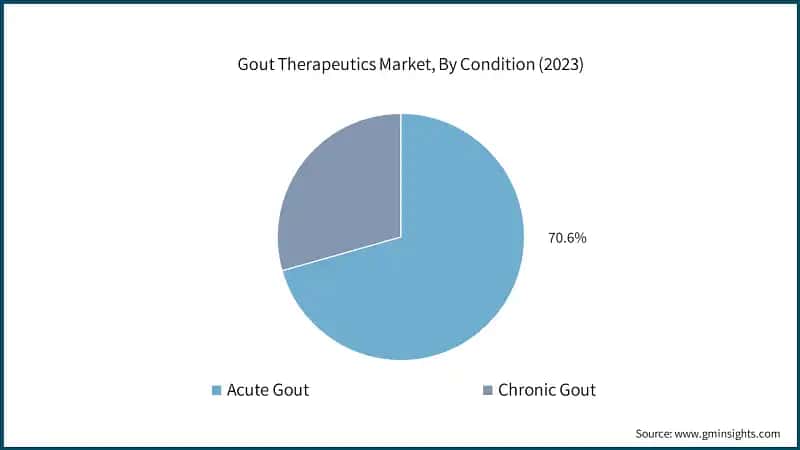 Gout Therapeutics Market, By Condition (2023)