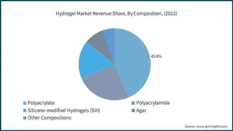 Hydrogel Market Revenue Share, By Composition,