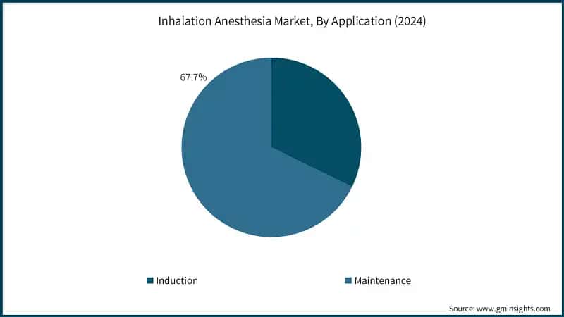 Inhalation Anesthesia Market, By Application (2024)