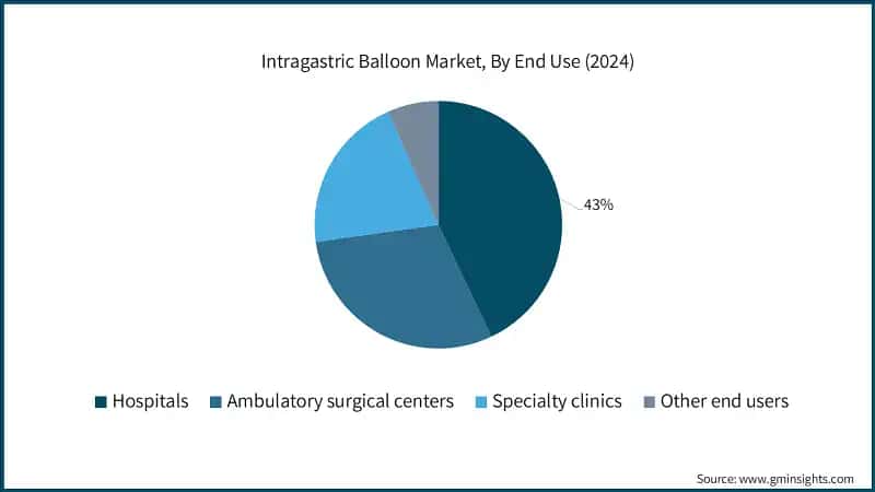 Intragastric Balloon Market, By End Use (2024)