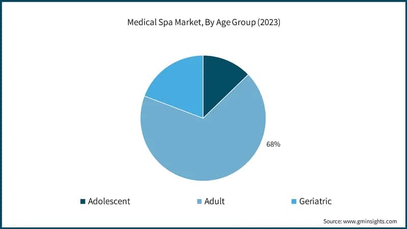 Medical Spa Market, By Age Group (2023)