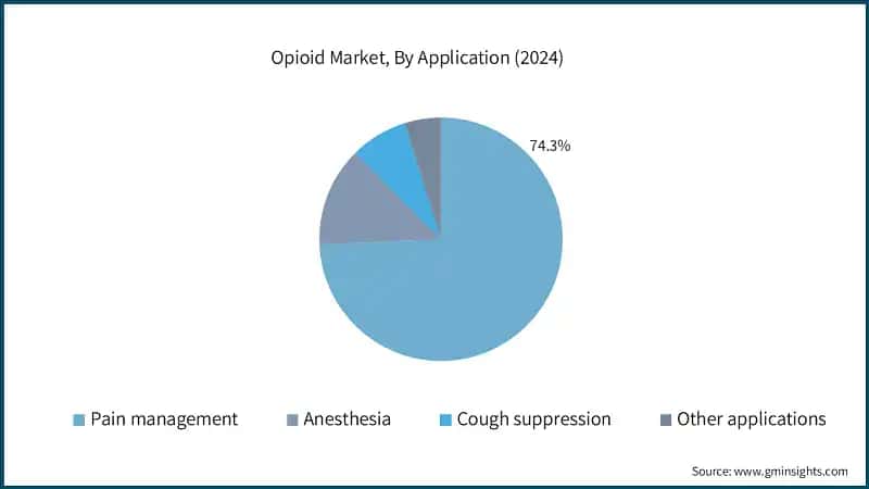 Opioid Market, By Application (2024)