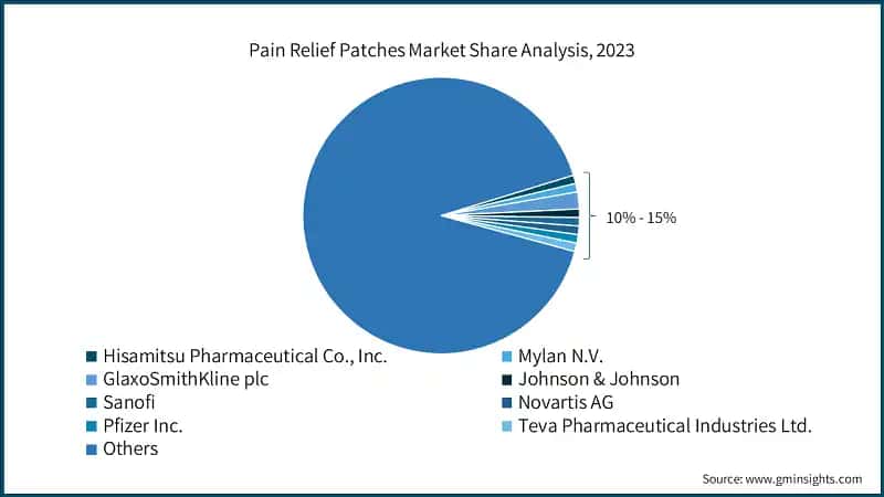Pain Relief Patches Market Share Analysis, 2023