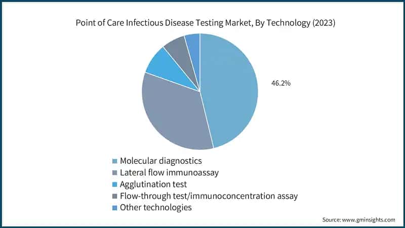 Point of Care Infectious Disease Testing Market, By Technology (2023)