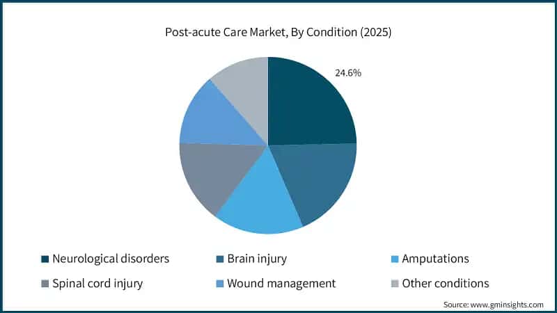 Post-acute Care Market, By Condition (2025)