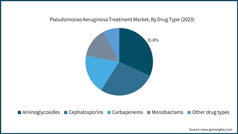 Pseudomonas Aeruginosa Treatment Market, By Drug Type (2023)