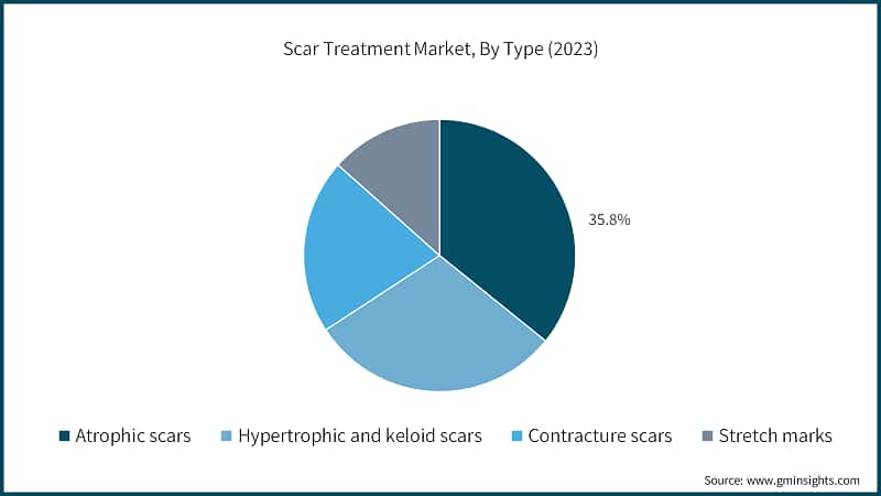 Scar Treatment Market, By Type (2023)