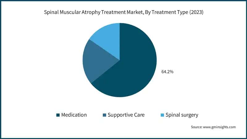Spinal Muscular Atrophy Treatment Market, By Treatment Type (2023)