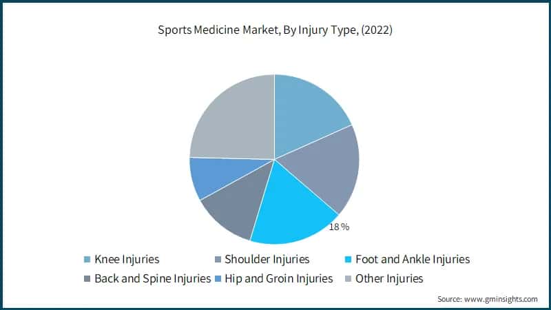 Sports Medicine Market, By Injury Type, (2022)