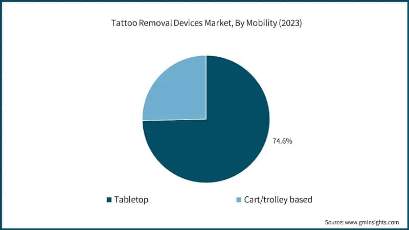Tattoo Removal Devices Market, By Mobility (2023)