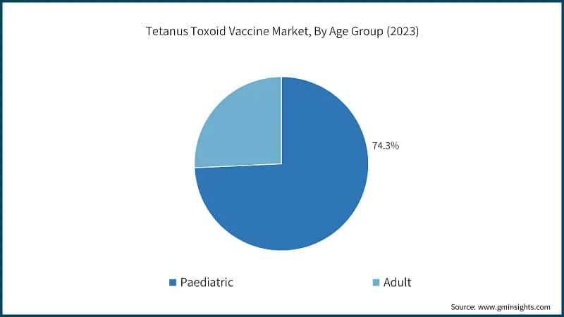 Tetanus Toxoid Vaccine Market, By Age Group (2023)