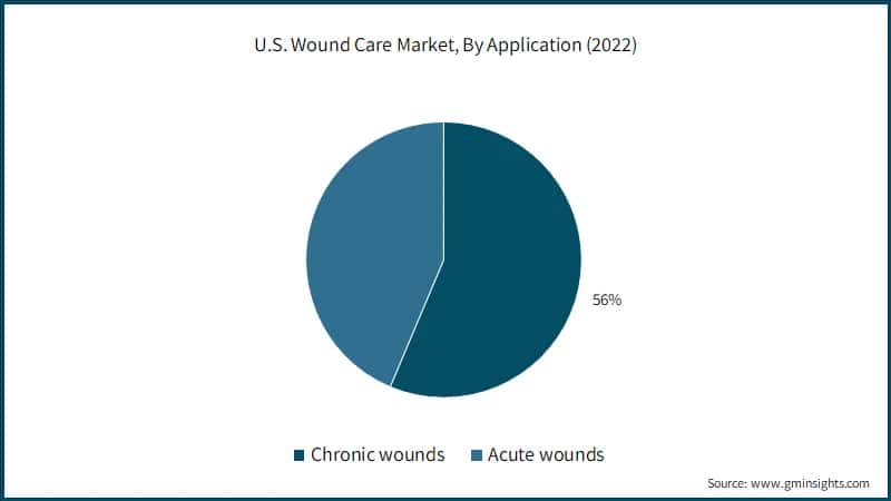 U.S. Wound Care Market, By Application (2022)