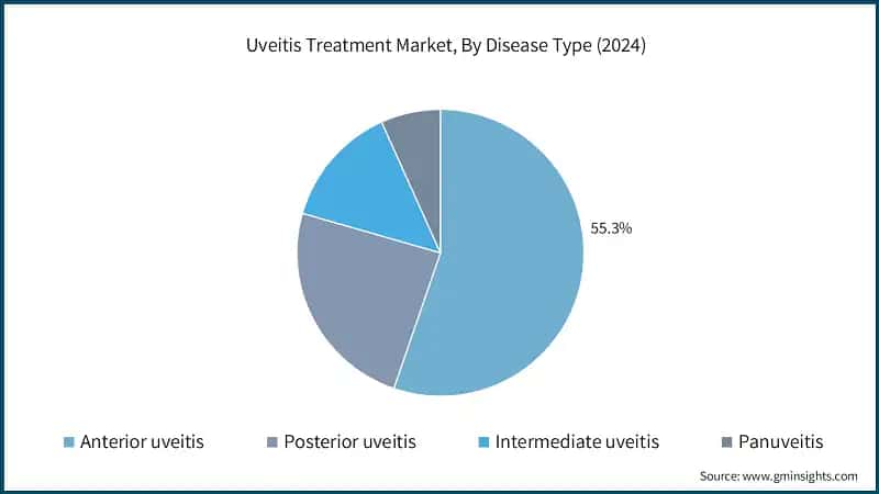 Uveitis Treatment Market, By Disease Type (2024)