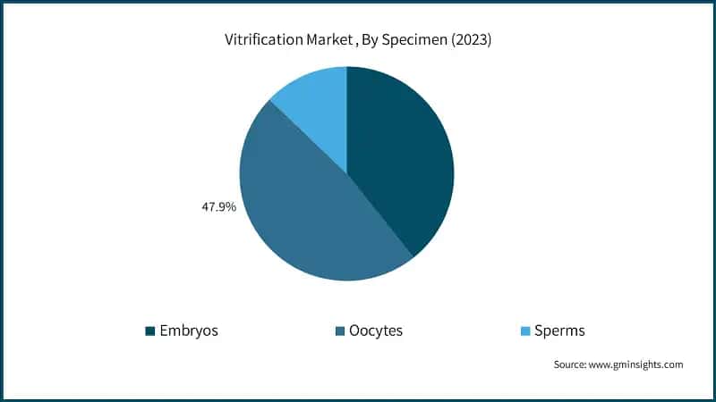 Vitrification Market , By Specimen (2023)