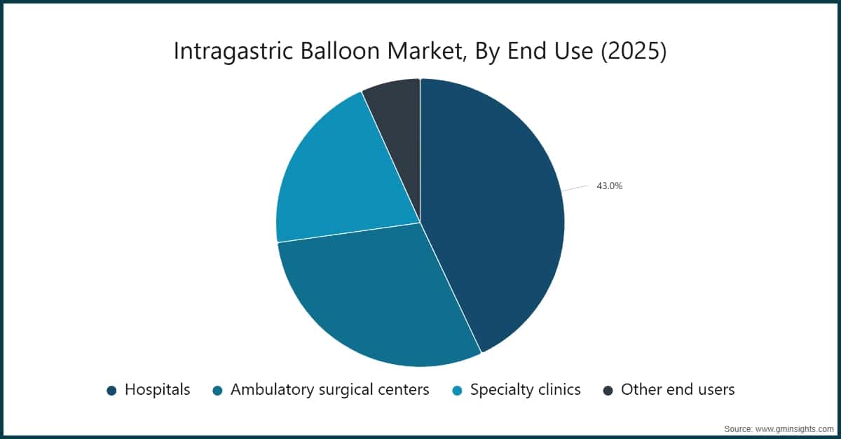 Intragastric Balloon Market, By End Use (2025)
