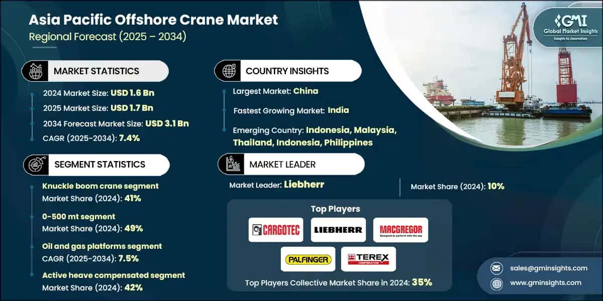 Asia Pacific Offshore Crane Market
