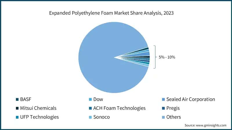 Expanded Polyethylene Foam Market Share Analysis, 2023