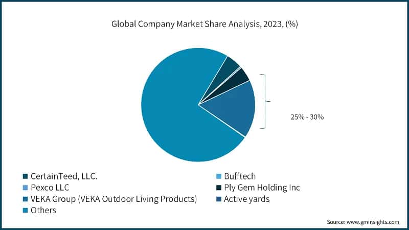 Global Company Market Share Analysis, 2023, (%) 